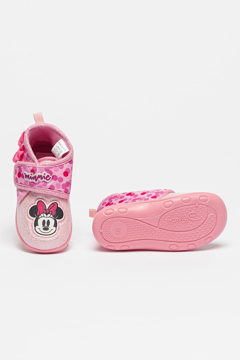 Walt Disney Pantofi sport cu imprimeu Minnie Mouse si velcro - Pled.ro