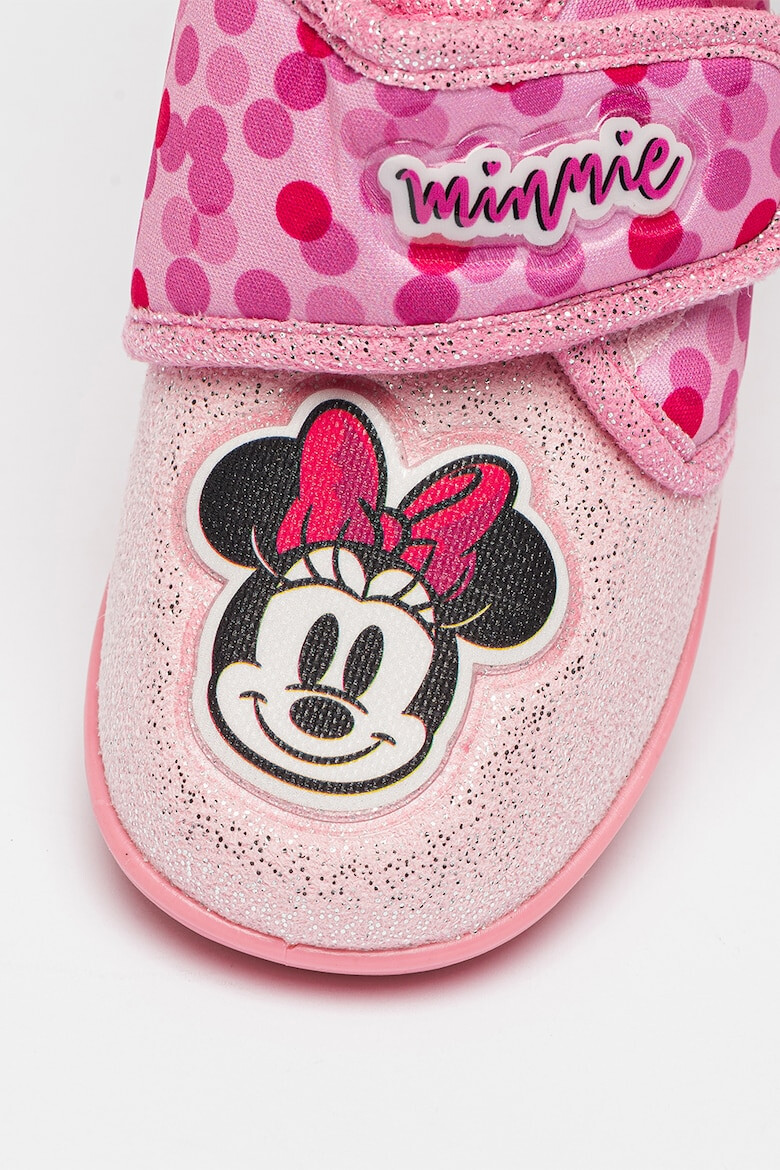 Walt Disney Pantofi sport cu imprimeu Minnie Mouse si velcro - Pled.ro