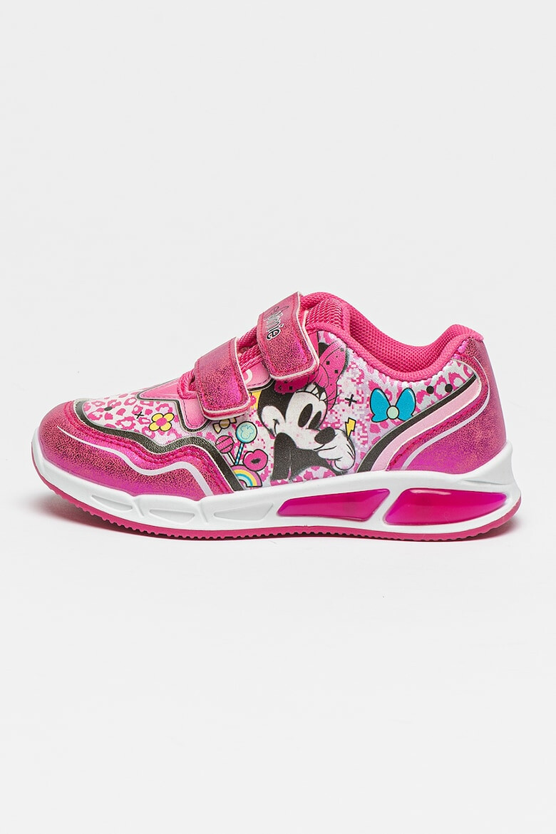 Walt Disney Pantofi sport cu imprimeu Minnie Mouse si velcro - Pled.ro