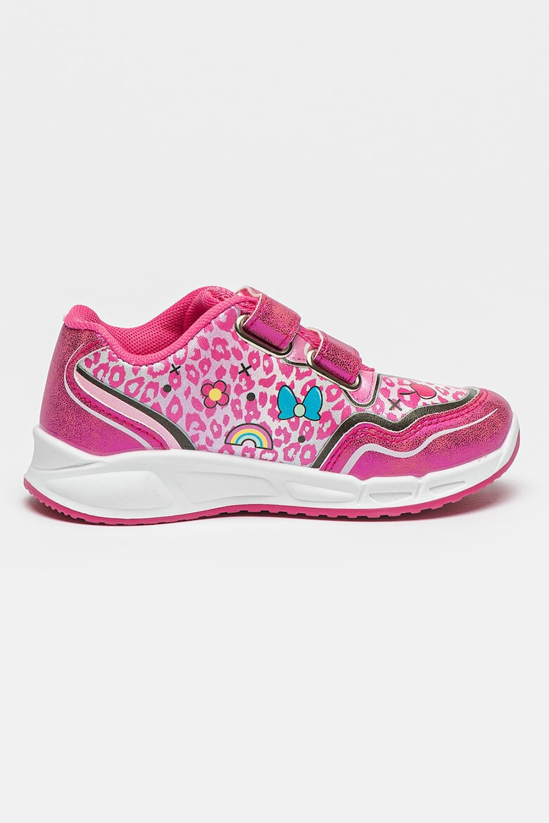 Walt Disney Pantofi sport cu imprimeu Minnie Mouse si velcro - Pled.ro