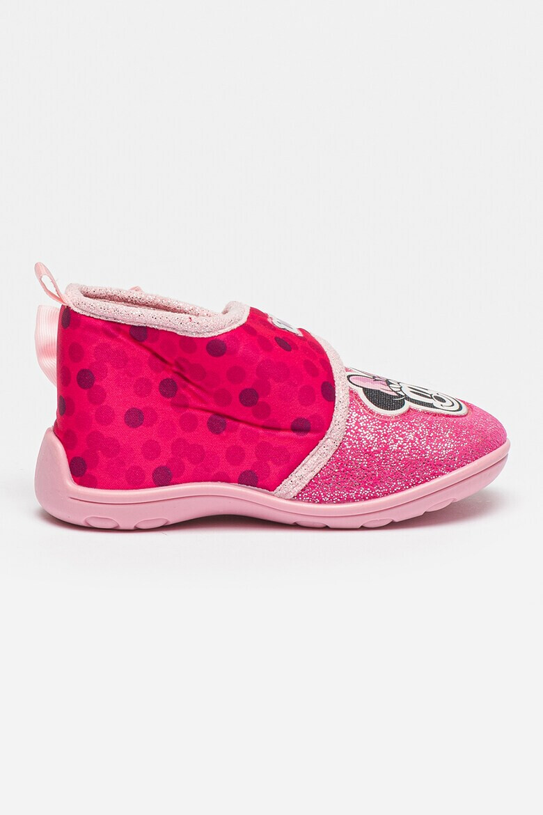 Walt Disney Pantofi sport cu imprimeu Minnie Mouse si velcro - Pled.ro