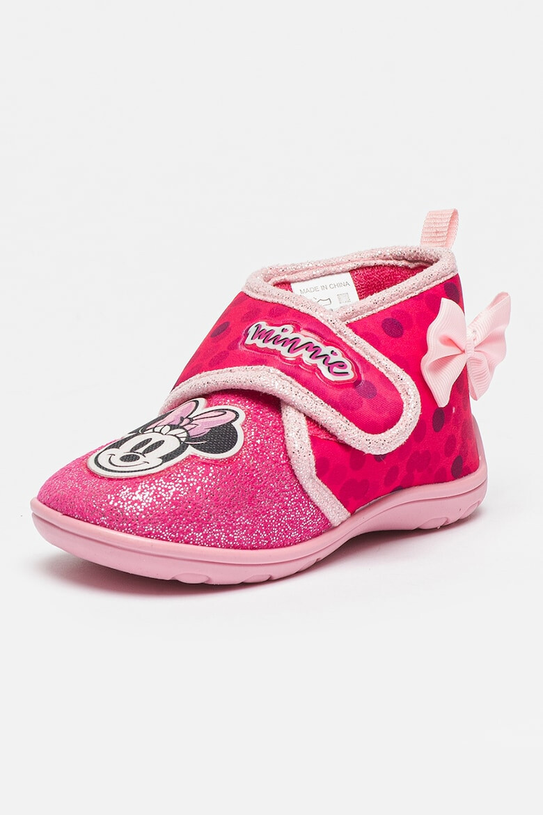 Walt Disney Pantofi sport cu imprimeu Minnie Mouse si velcro - Pled.ro