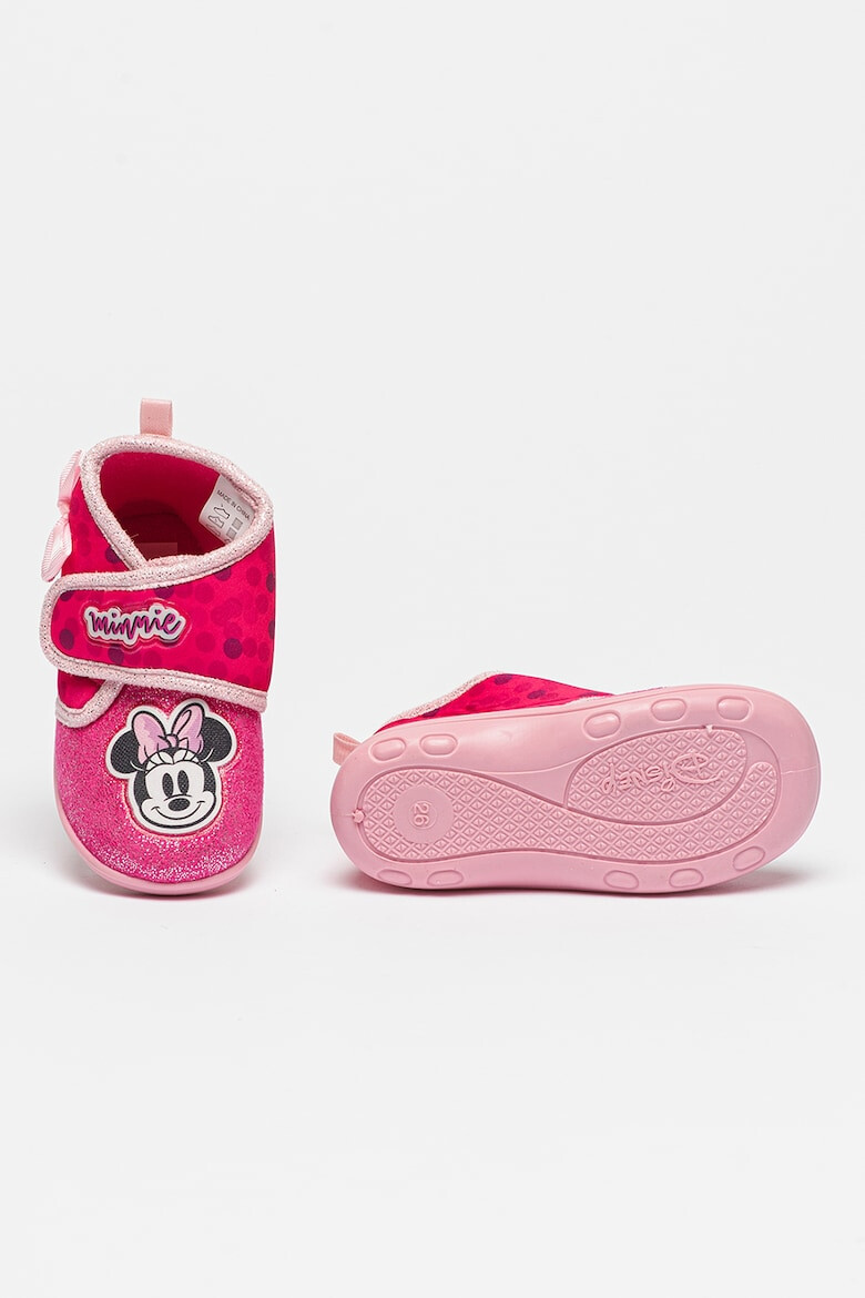 Walt Disney Pantofi sport cu imprimeu Minnie Mouse si velcro - Pled.ro