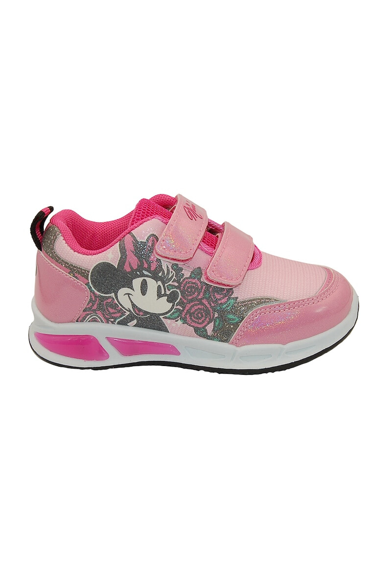 Walt Disney Pantofi sport cu insertii stralucitoare si velcro - Pled.ro