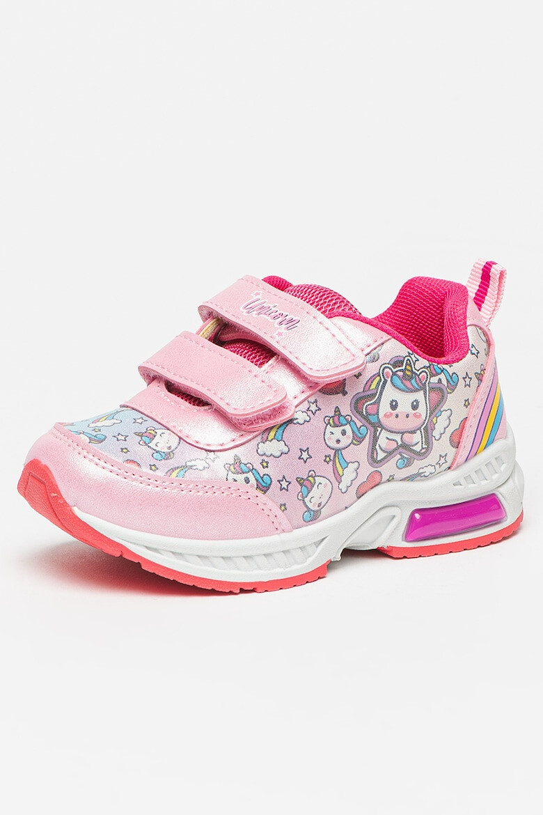 Walt Disney Pantofi sport cu lumini LED si unicorni - Pled.ro