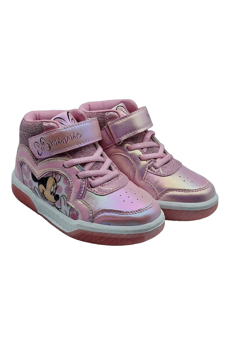 Walt Disney Pantofi sport cu velcro si imprimeu Minnie Mouse - Pled.ro