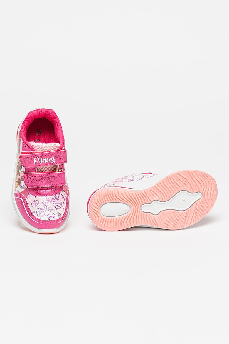 Walt Disney Pantofi sport de piele ecologica cu imprimeu Disney Princess - Pled.ro