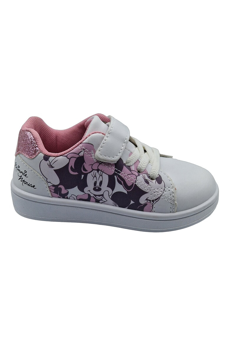 Walt Disney Pantofi sport de piele ecologica cu imprimeu Minnie Mouse - Pled.ro