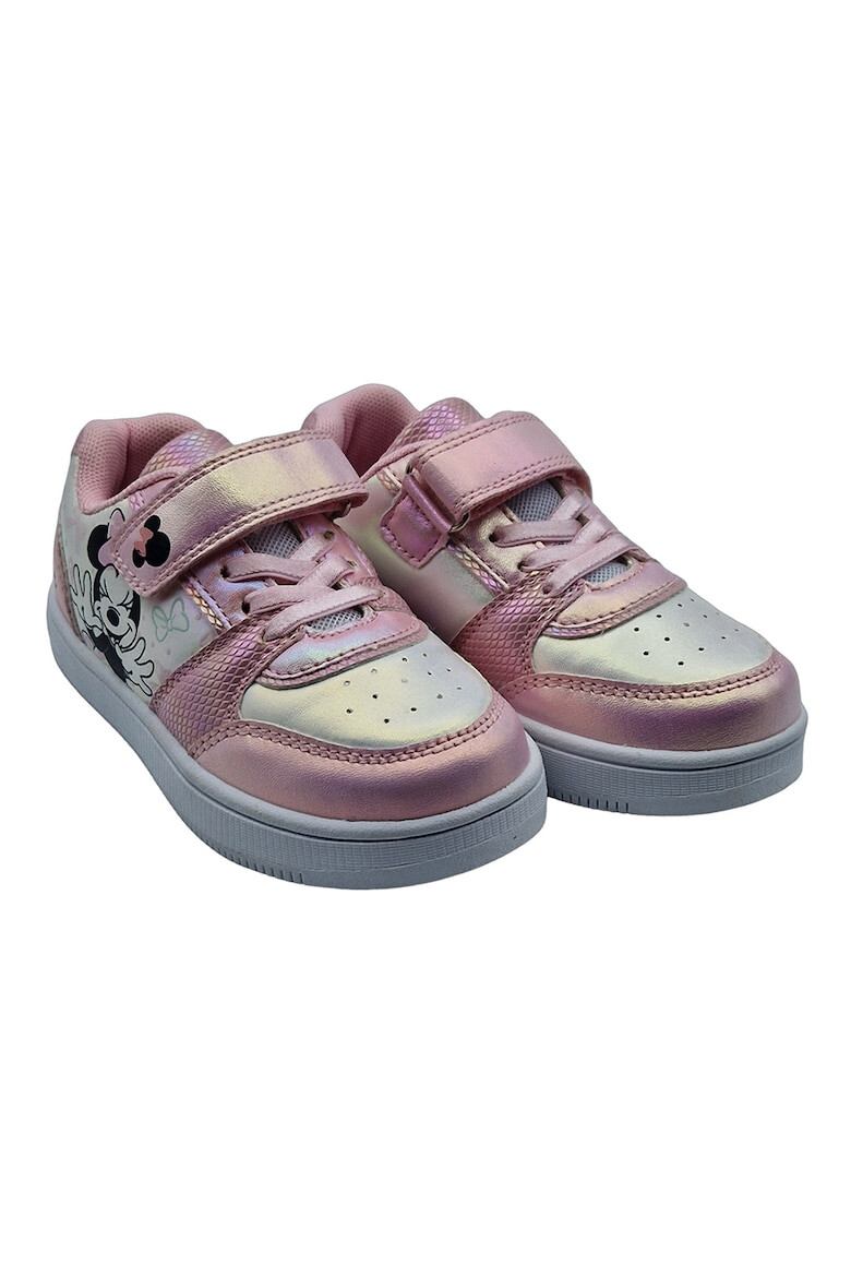 Walt Disney Pantofi sport de piele ecologica cu imprimeu Minnie Mouse - Pled.ro