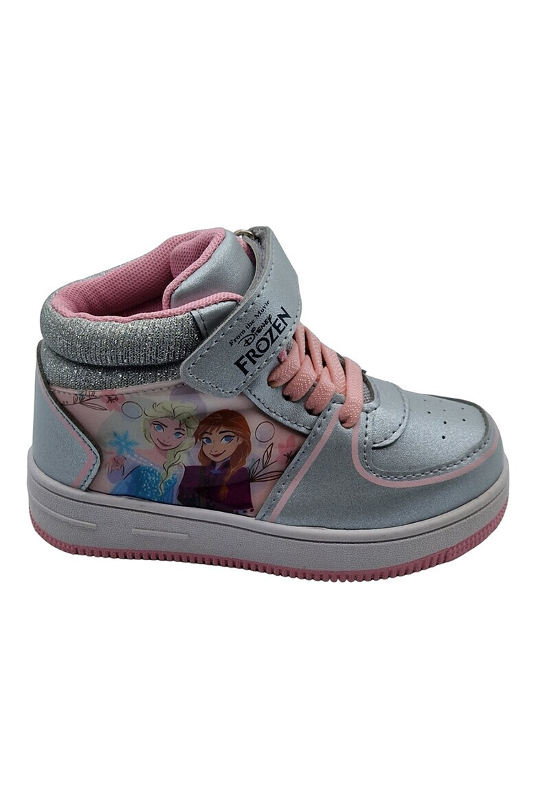 Walt Disney Pantofi sport mid-high de piele ecologica cu imprimeu Frozen - Pled.ro