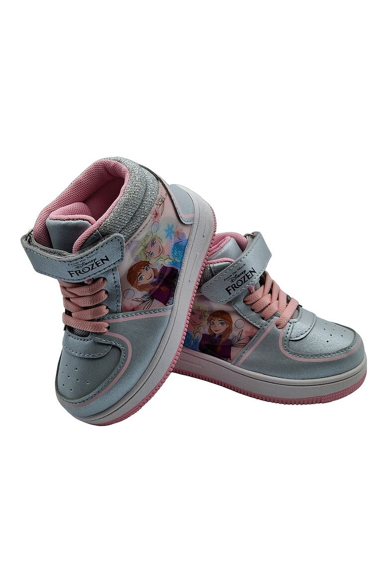 Walt Disney Pantofi sport mid-high de piele ecologica cu imprimeu Frozen - Pled.ro