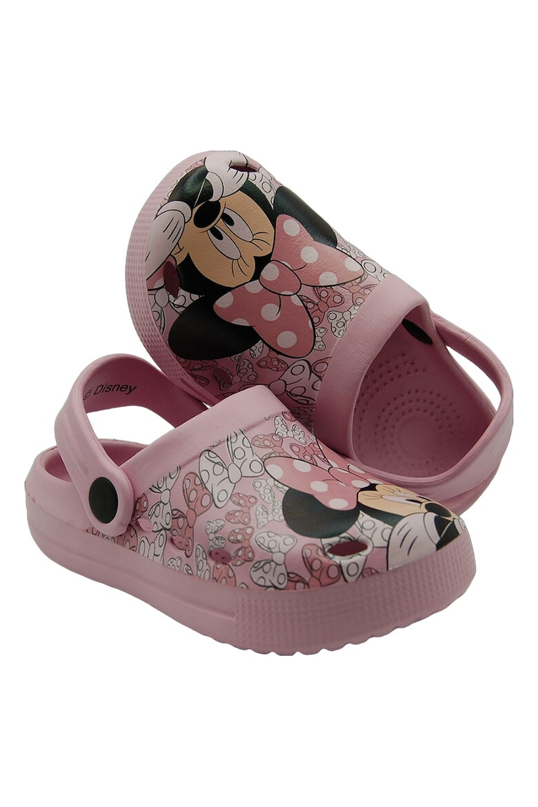 Walt Disney Saboti slingback cu imprimeu Minnie Mouse - Pled.ro