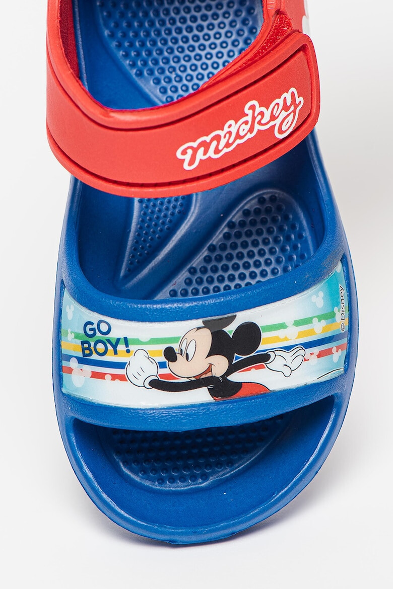 Walt Disney Sandale cu inchidere velcro si imprimeu cu Mickey Mouse - Pled.ro