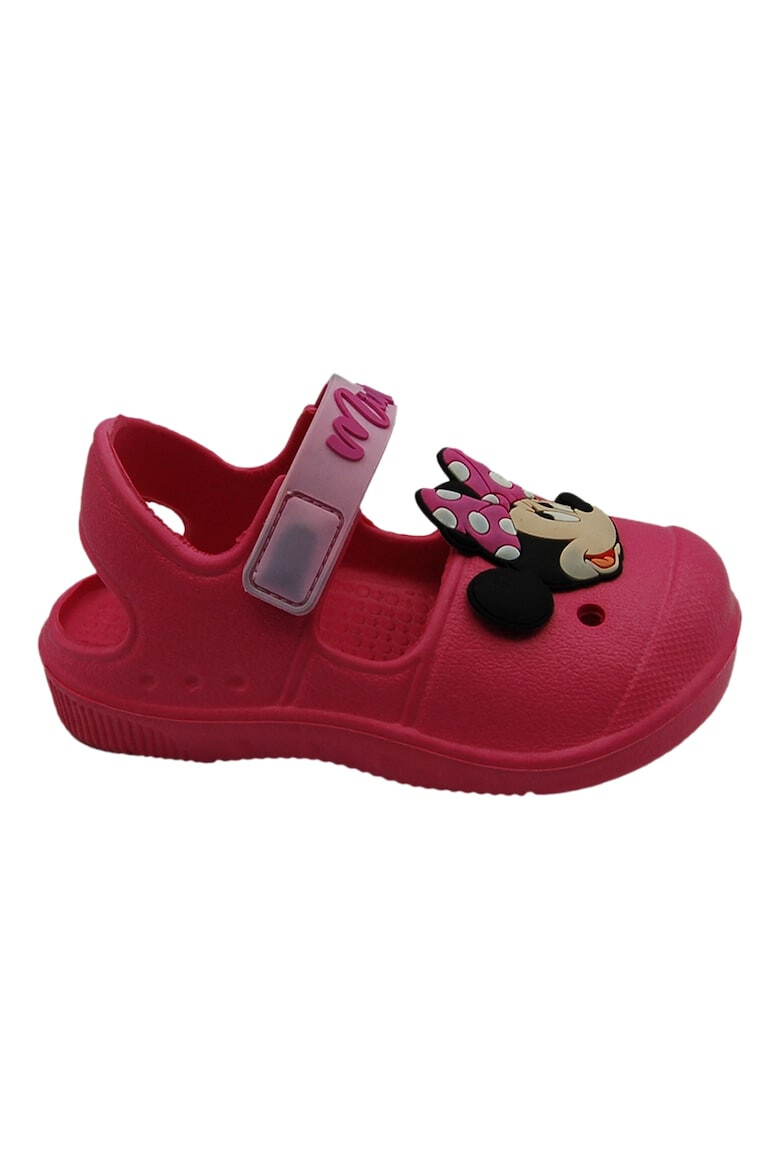 Walt Disney Sandale cu velcro si aplicatie Minnie Mouse - Pled.ro