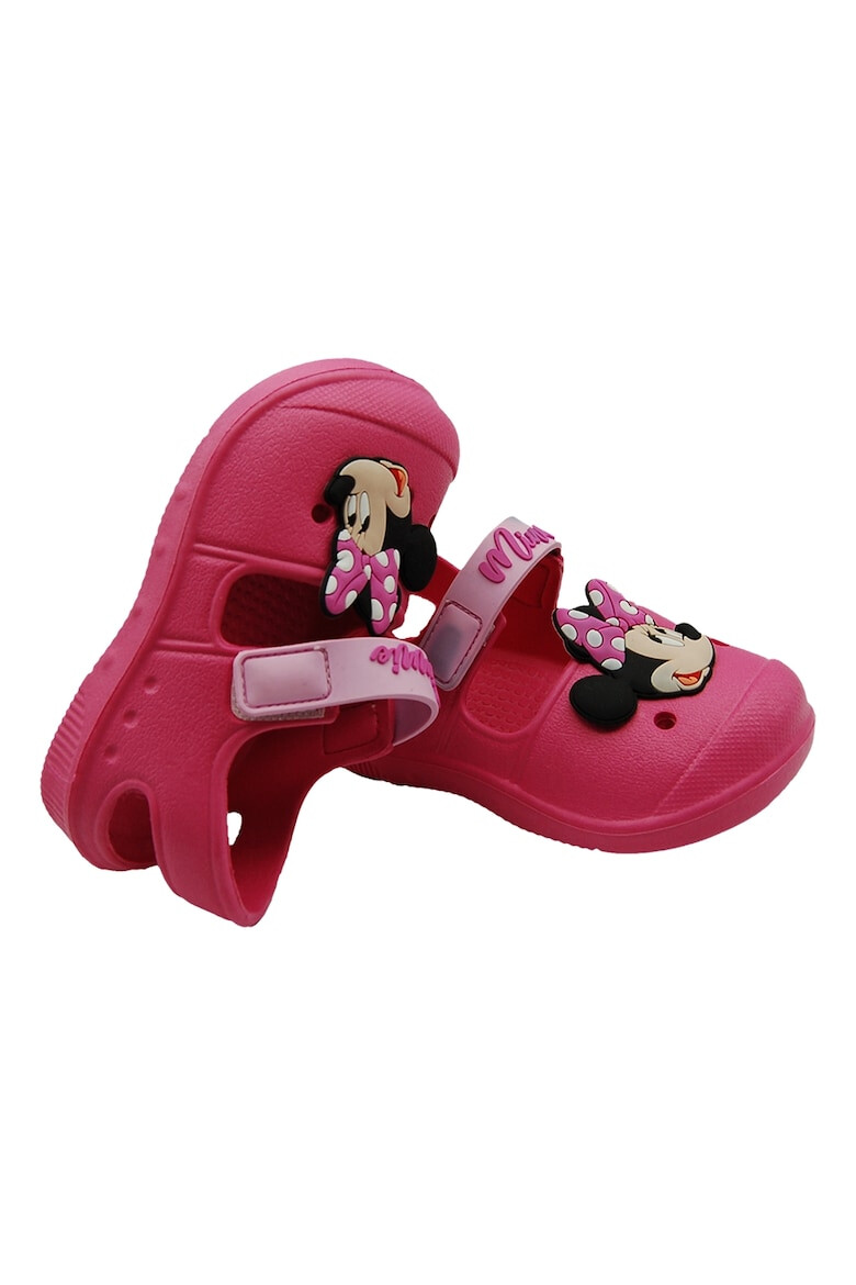 Walt Disney Sandale cu velcro si aplicatie Minnie Mouse - Pled.ro