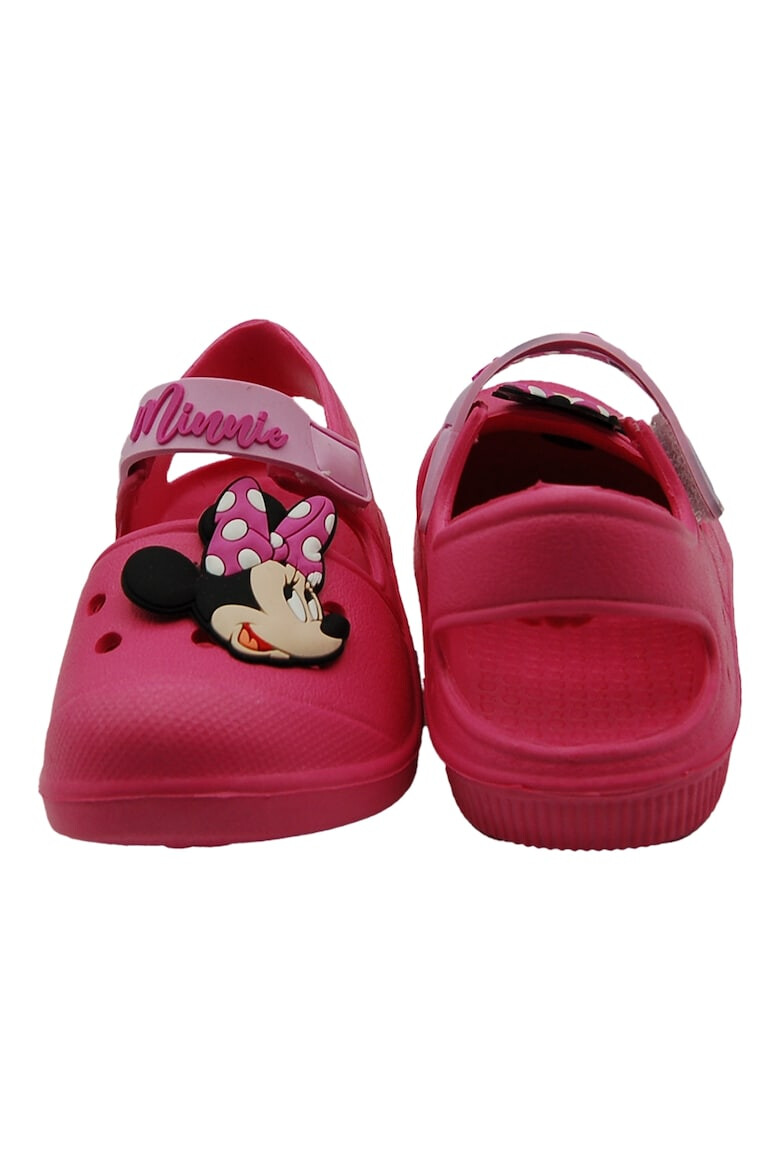 Walt Disney Sandale cu velcro si aplicatie Minnie Mouse - Pled.ro