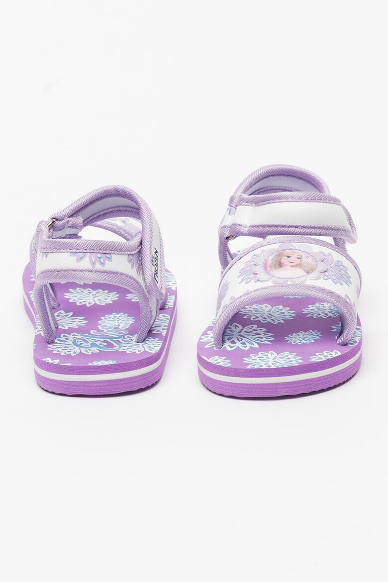 Walt Disney Sandale cu velcro si imprimeu Frozen - Pled.ro