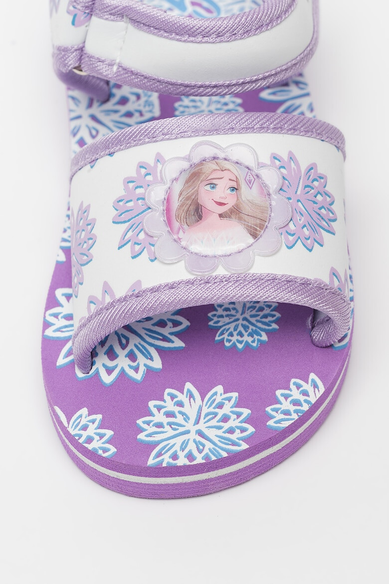 Walt Disney Sandale cu velcro si imprimeu Frozen - Pled.ro