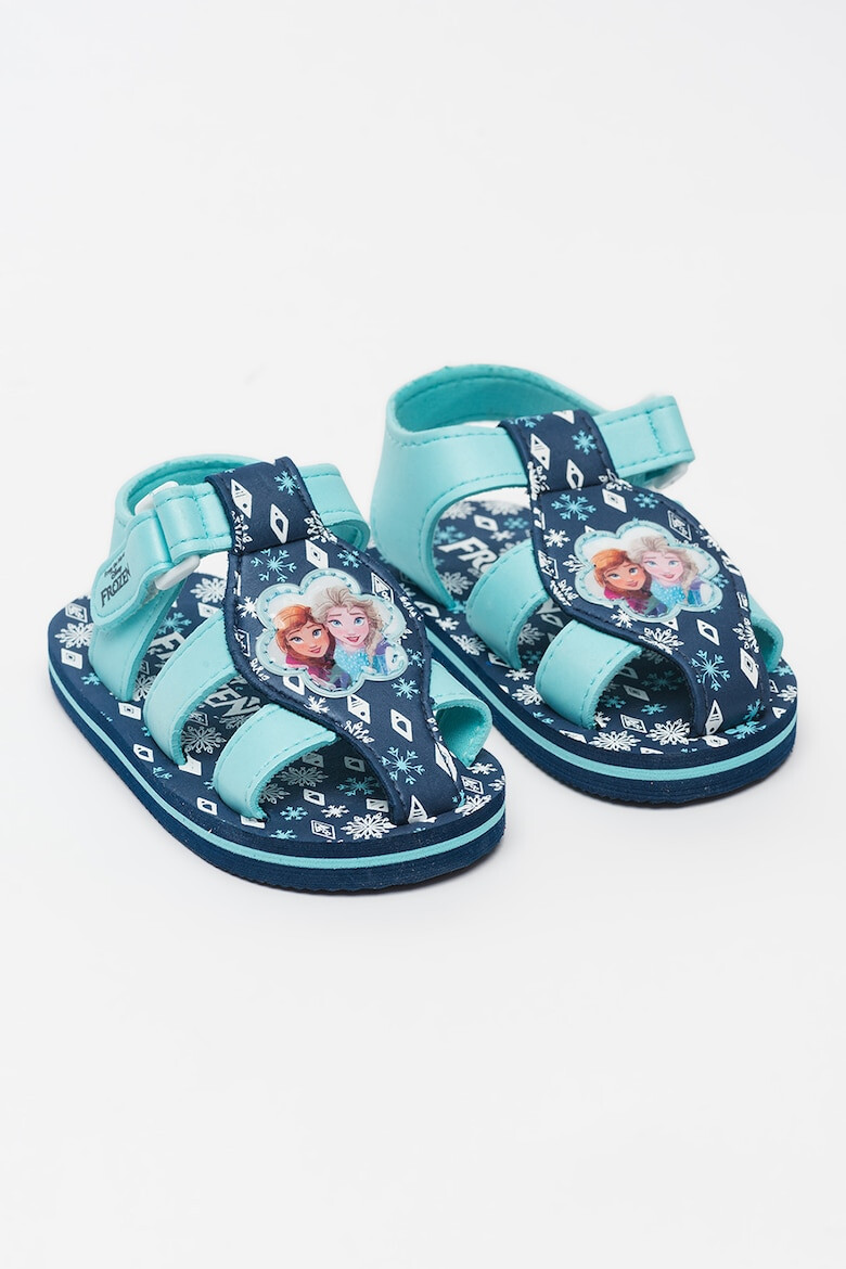 Walt Disney Sandale cu velcro si imprimeu Frozen - Pled.ro