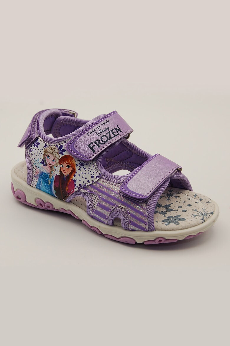 Walt Disney Sandale cu velcro si imprimeu Frozen - Pled.ro