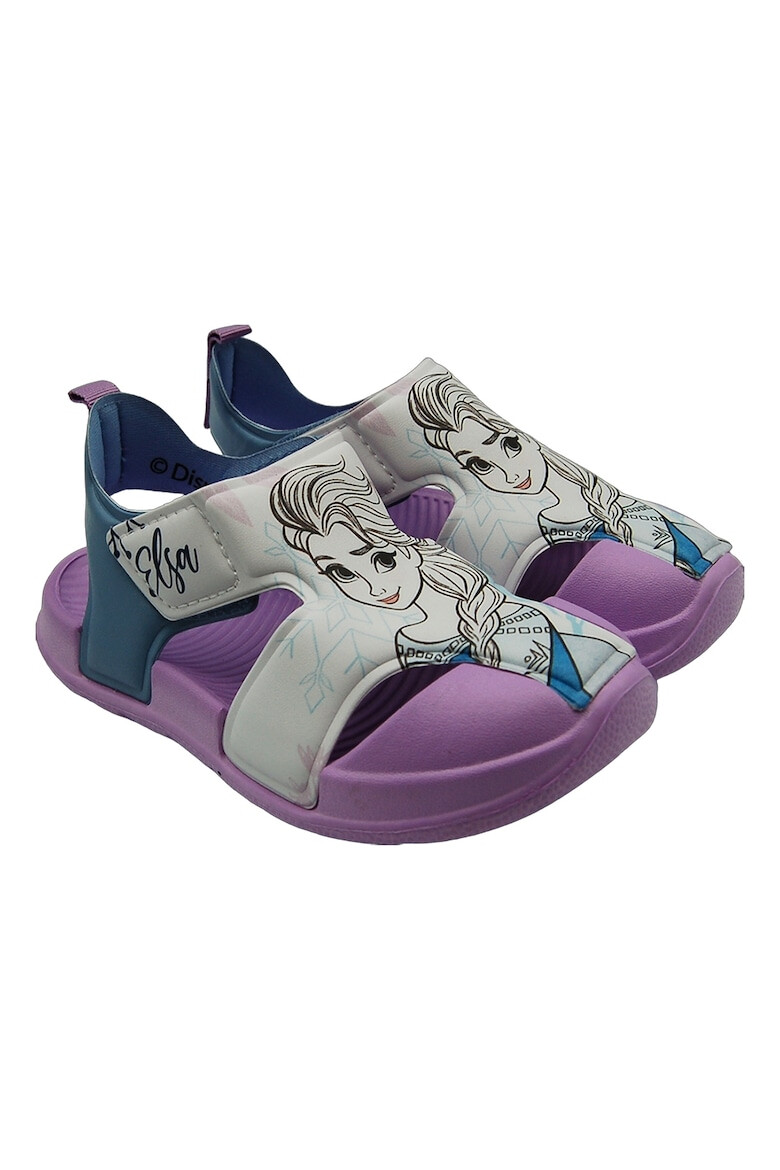 Walt Disney Sandale cu velcro si imprimeu Frozen - Pled.ro