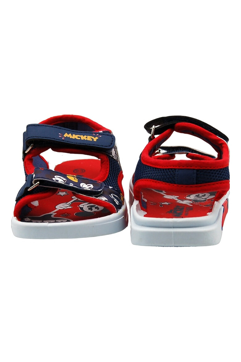 Walt Disney Sandale cu velcro si imprimeu Mickey Mouse - Pled.ro