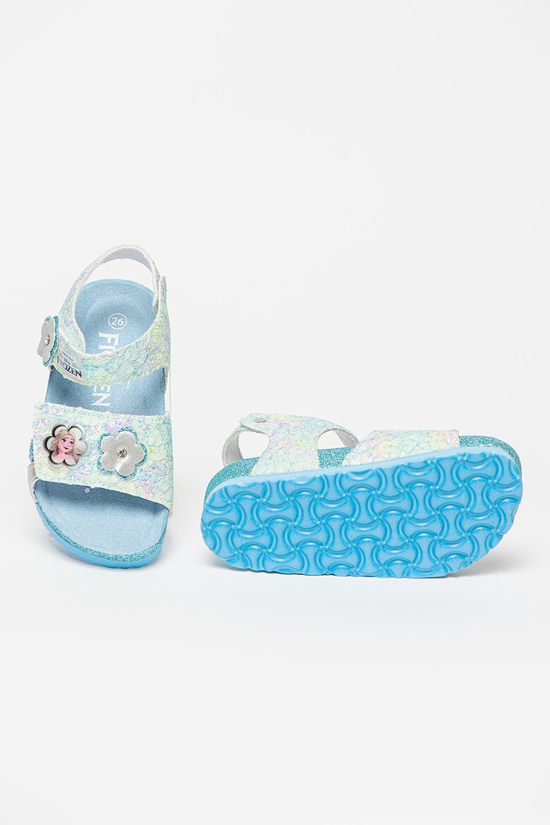 Walt Disney Sandale de piele ecologica cu model Frozen - Pled.ro