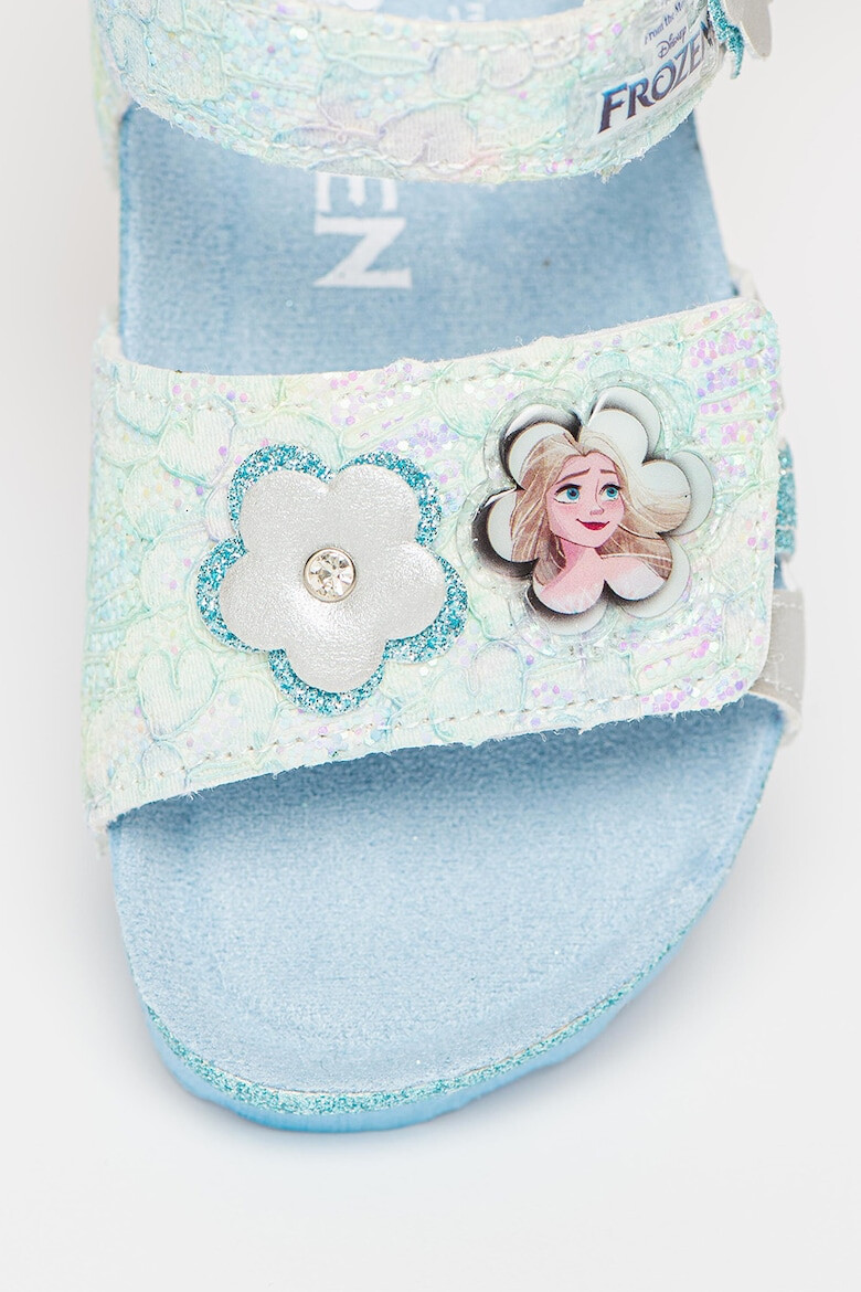 Walt Disney Sandale de piele ecologica cu model Frozen - Pled.ro