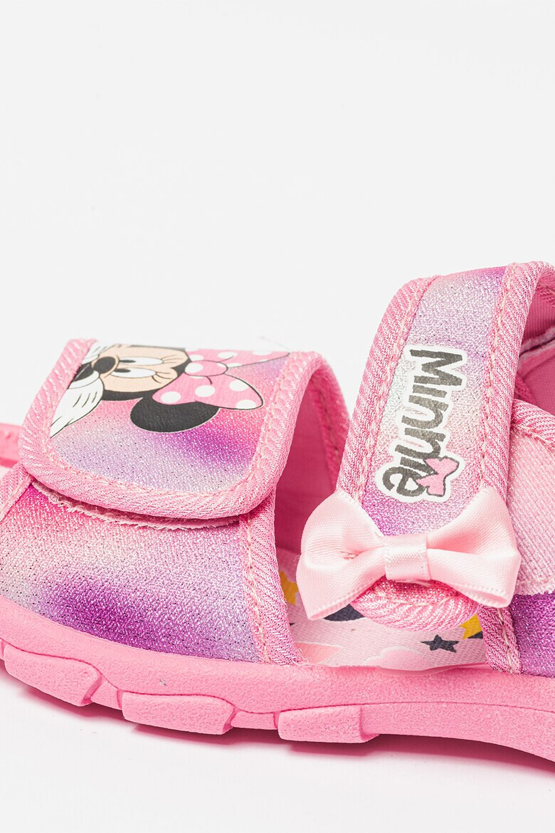 Walt Disney Sandale din material textil cu imprimeu cu desene animate si inchidere cu velcro - Pled.ro