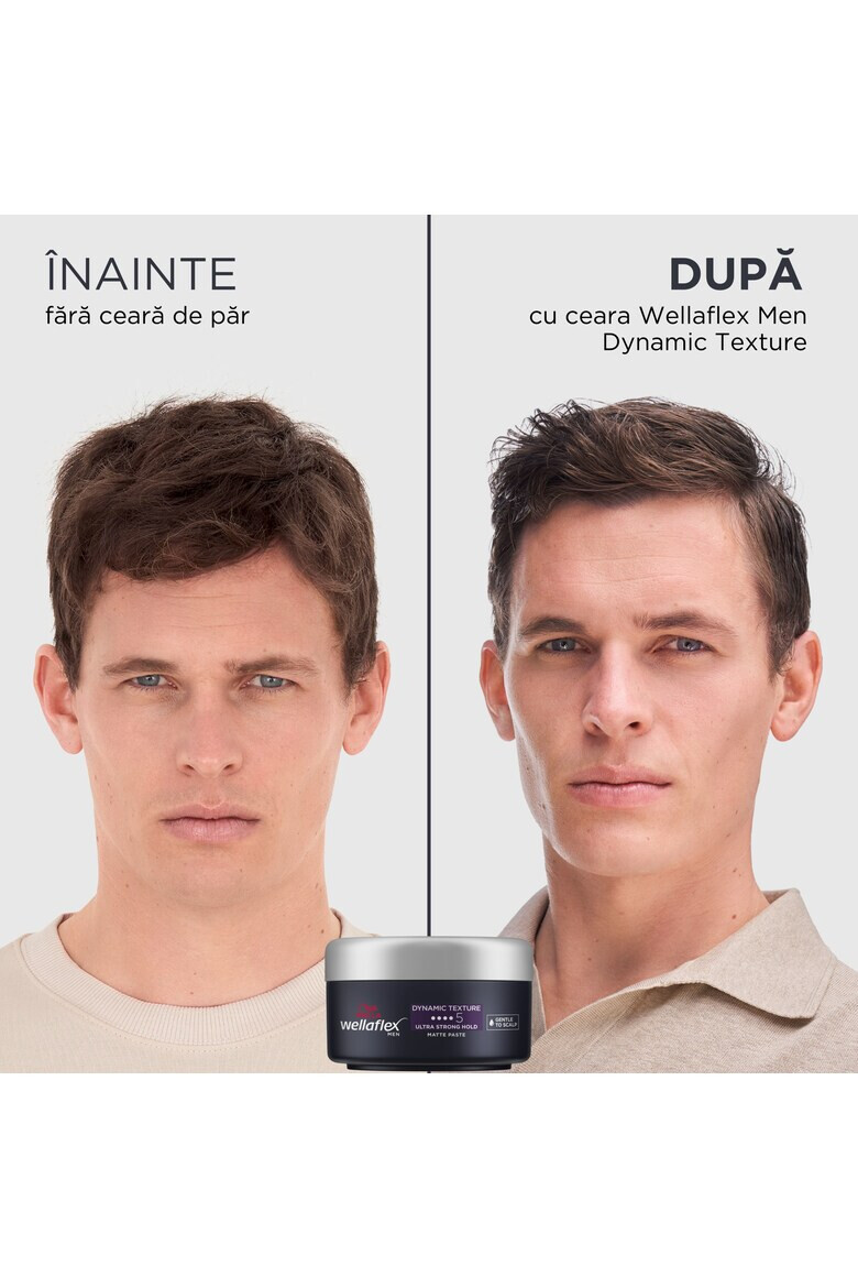 Wella Ceara Mata pentru par flex Men Dynamic Texture cu fixare ultra puternica Fixare 5/6 75ml - Pled.ro