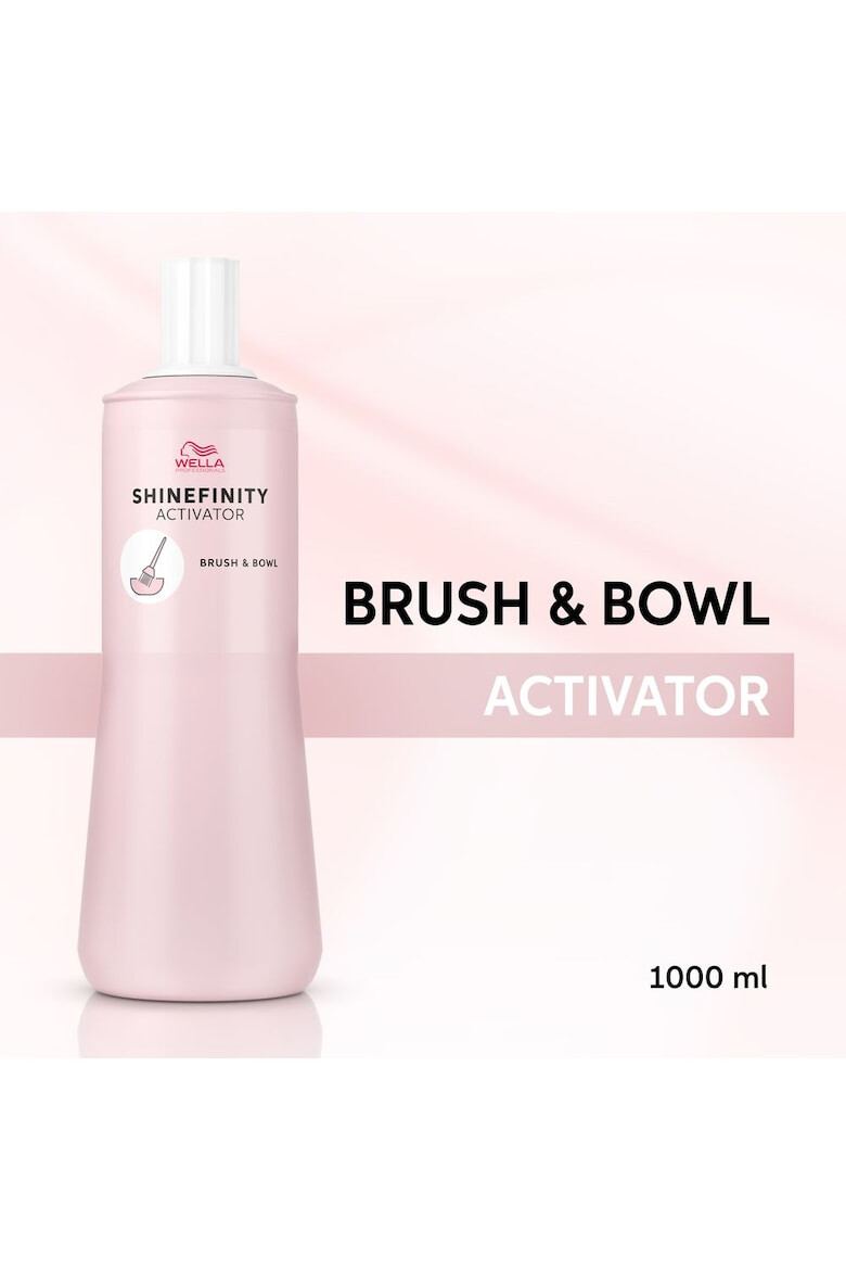 Wella Professionals Activator pentru bol si pensula Shinefinity Activator - Brush & Bowl Precise Application 2% 1000 ml - Pled.ro