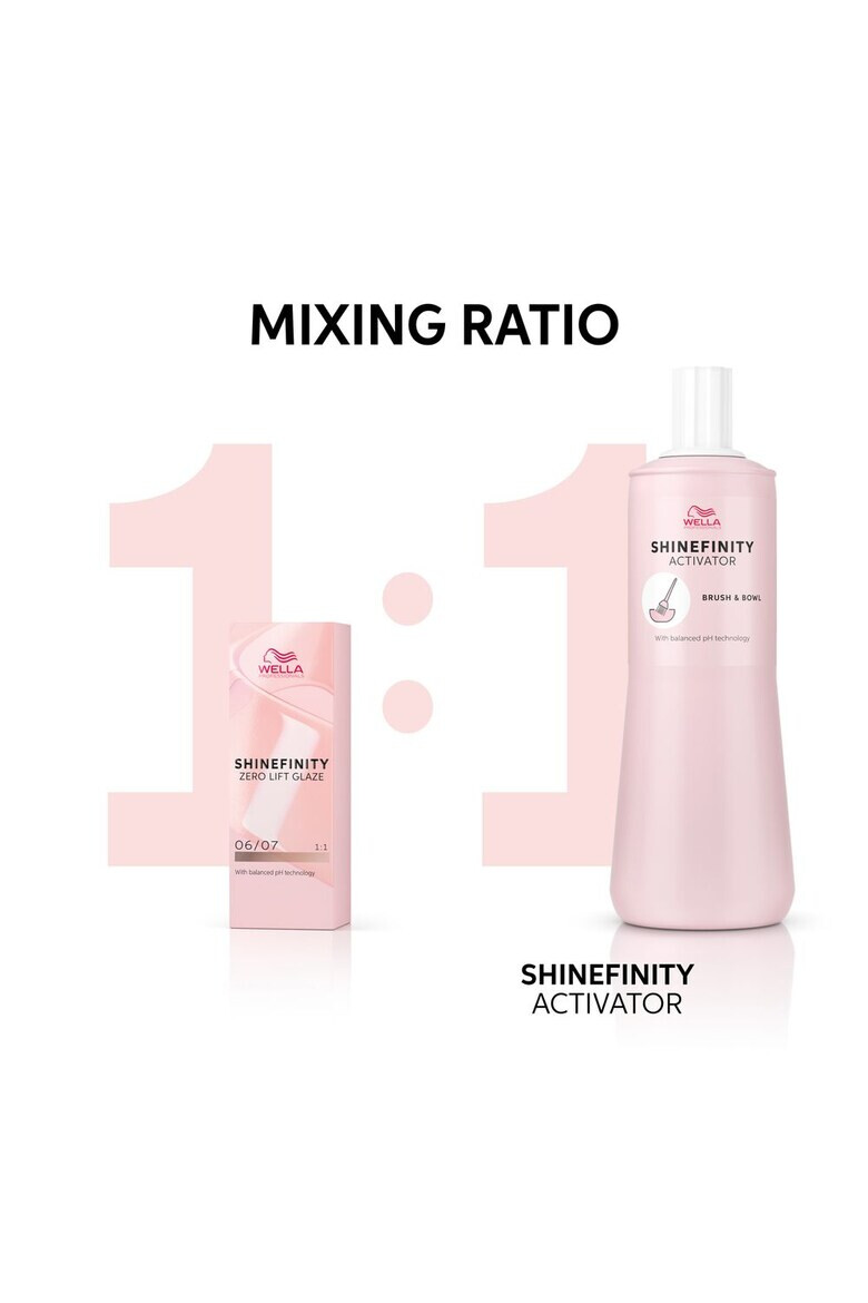 Wella Professionals Activator pentru flacon cu aplicator Shinefinity Activator - Bottle Usage 2% 1000 ml - Pled.ro