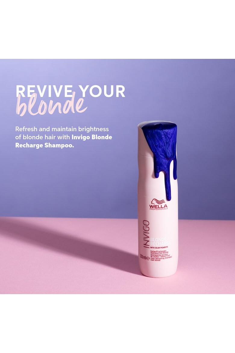 Wella Care Professional Sampon Wella Professionals Invigo Color Recharge Cool Blonde pentru neutralizarea tonurilor de galben - Pled.ro