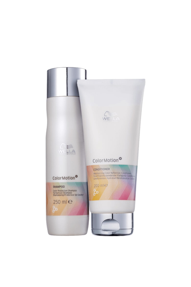 Wella Professionals Set pentru par vopsit ColorMotion Sampon 250 ml Balsam 200 ml - Pled.ro