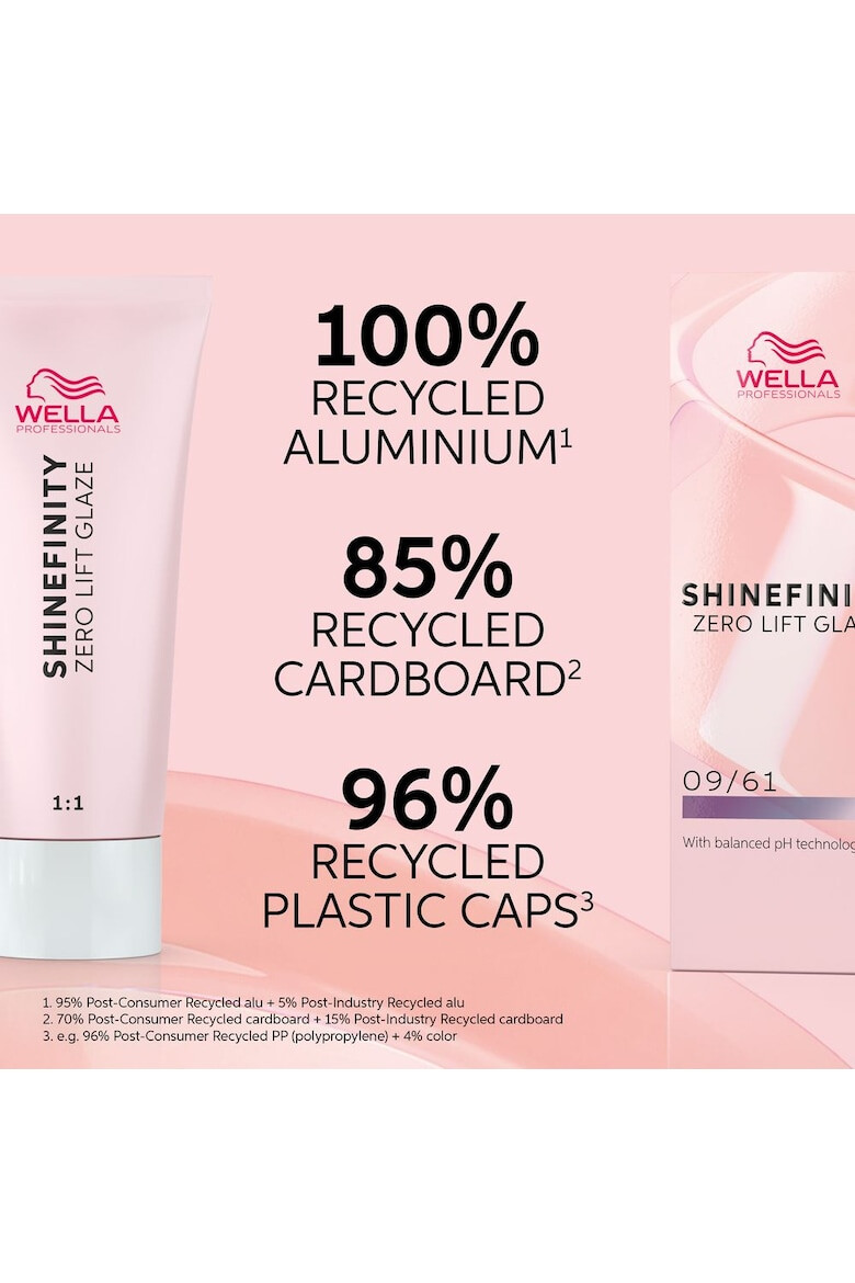 Wella Professionals Vopsea de par demipermanenta translucida Shinefinity Zero Lift Glaze - Pled.ro