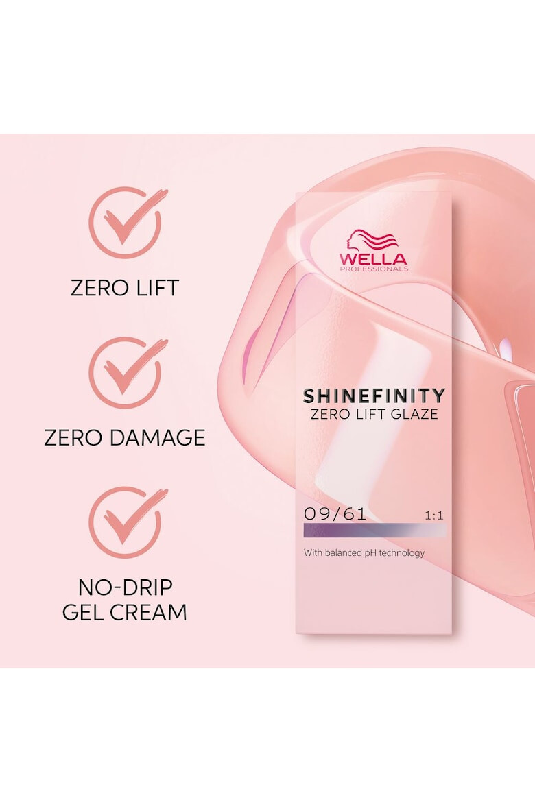 Wella Professionals Vopsea de par demipermanenta translucida Shinefinity Zero Lift Glaze - Pled.ro