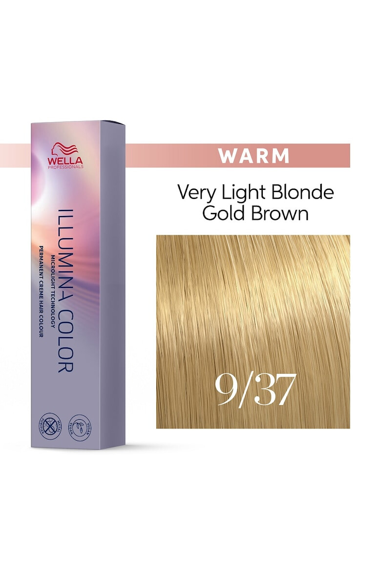 Wella Professionals Vopsea de par permanenta Illumina Color blond 60 ml - Pled.ro