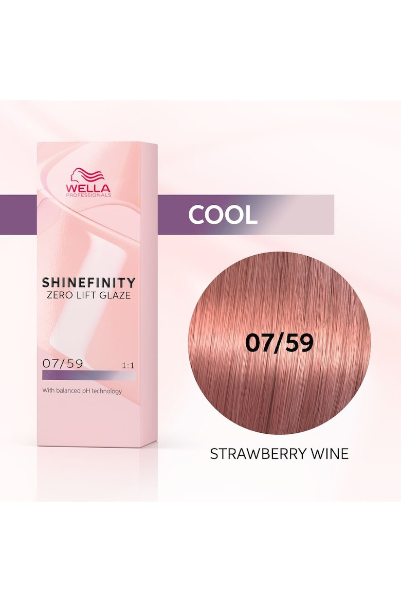 Wella Professionals Vopsea de par semi-permanenta Shinefinity Zero Lift Glaze 60 ml - Pled.ro