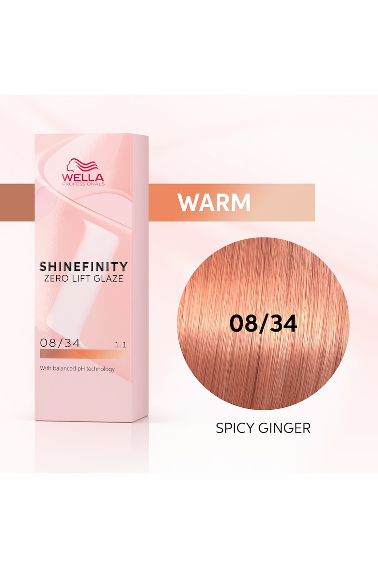 Wella Professionals Vopsea de par semi-permanenta Shinefinity Zero Lift Glaze 60 ml - Pled.ro