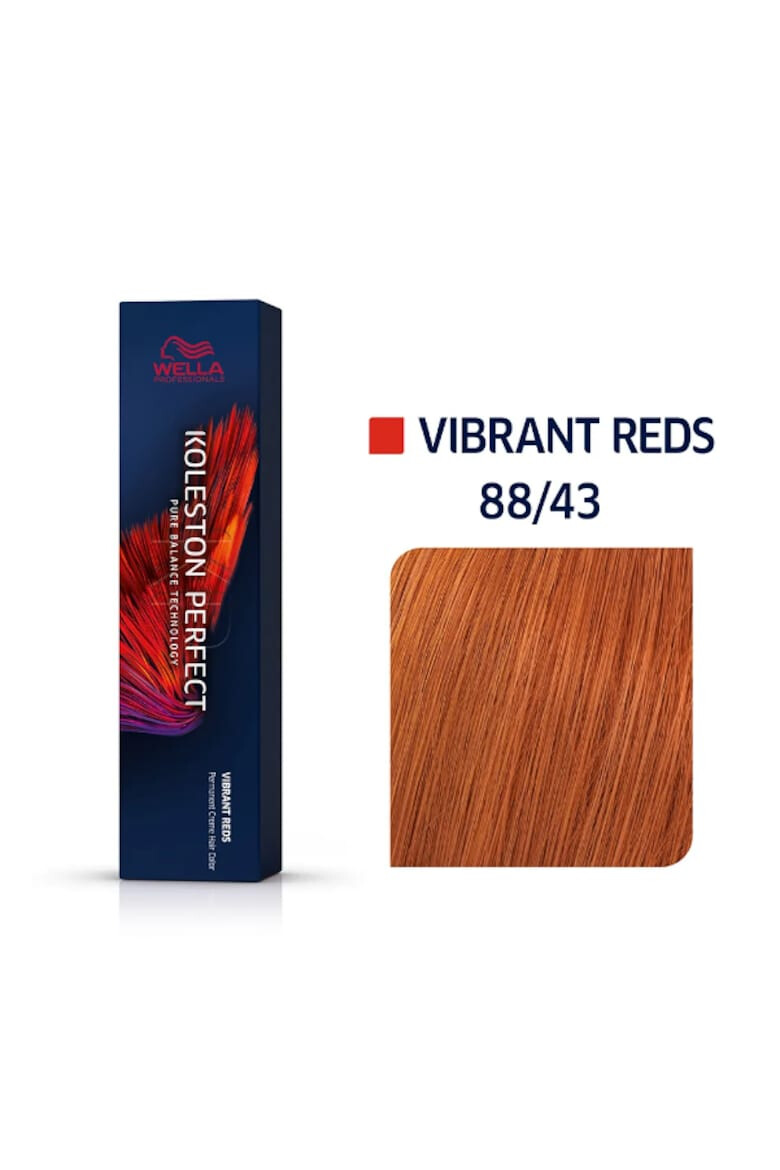 Wella Professionals Vopsea de par Wella Koleston Perfect Me+ Vibrant Reds roscat auriu blond mediu 88/43 60ml - Pled.ro