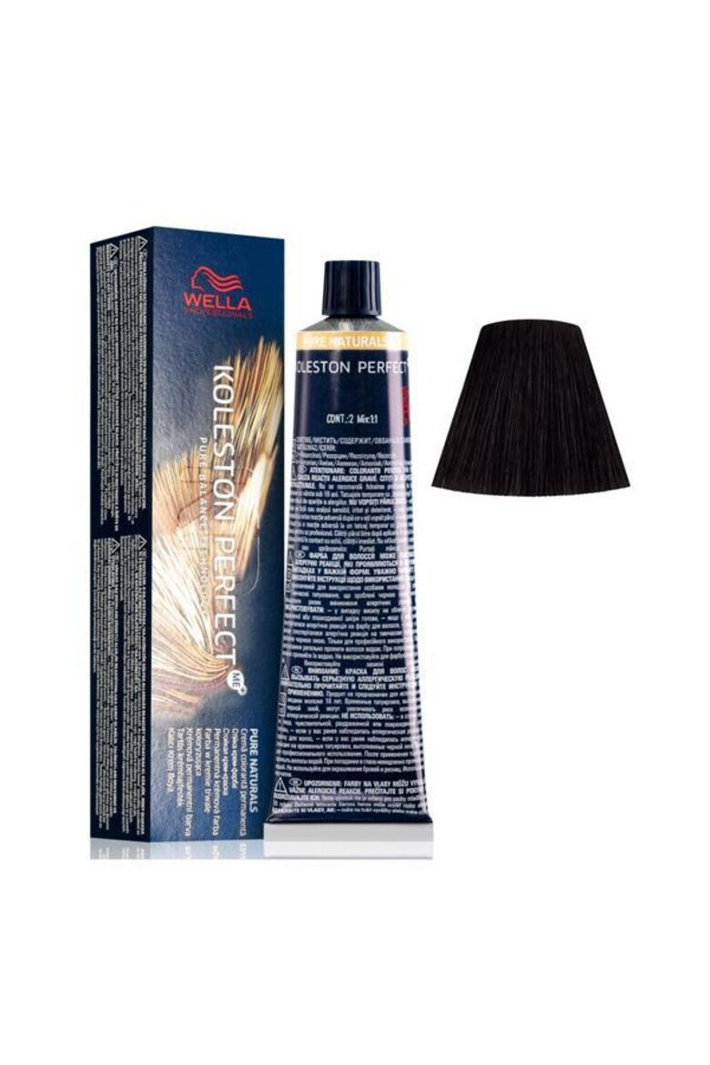 Wella Vopsea permanenta Professionals Koleston Perfect Me+33/0 Castaniu Inchis Intens 60ml - Pled.ro