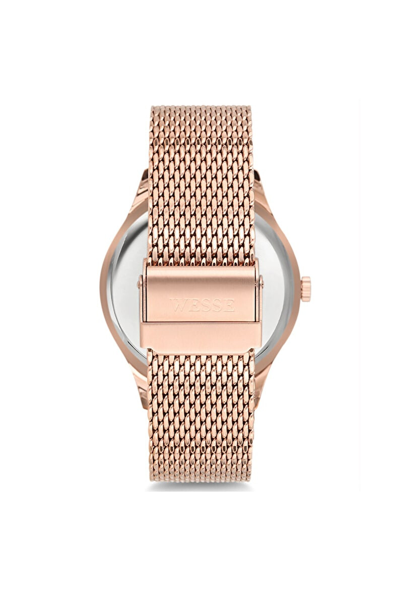 Wesse Ceas barbatesc model WWG202204 verde curea rose gold mecanism quartz 3 ATM - Pled.ro