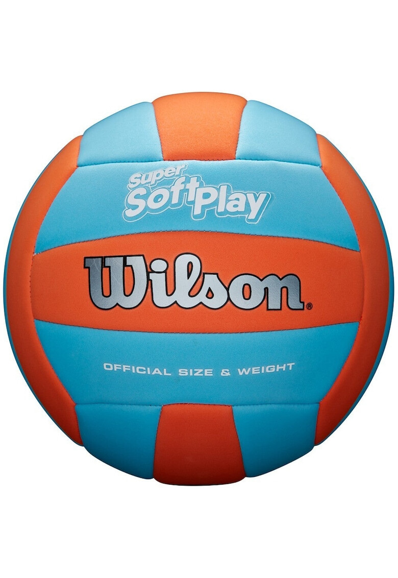 Wilson Minge volei Super Soft Play marime oficiala Portocaliu/Albastru - Pled.ro