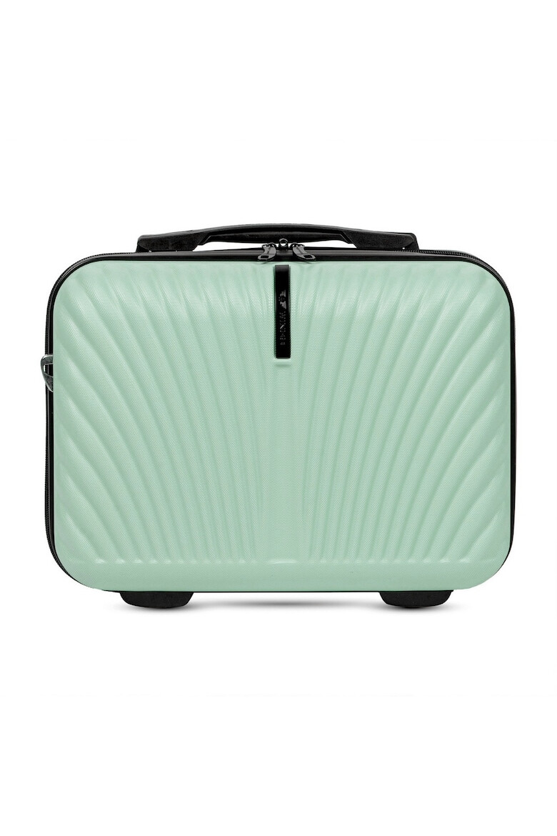 Wings Geanta cosmetice Swan ABS 34 x 28.5 x 15 cm verde deschis - Pled.ro