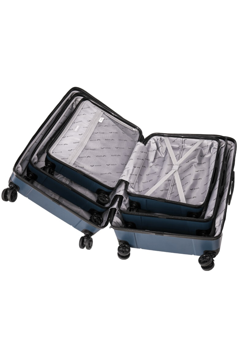 Wings Set 3 Trolere Sparrow Polipropilen Albastru - Pled.ro