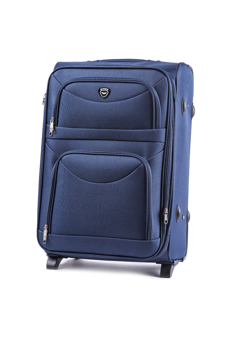 Wings Troler Mediu Extensibil W6802 2 Roti 64 cm Bleumarin - Pled.ro