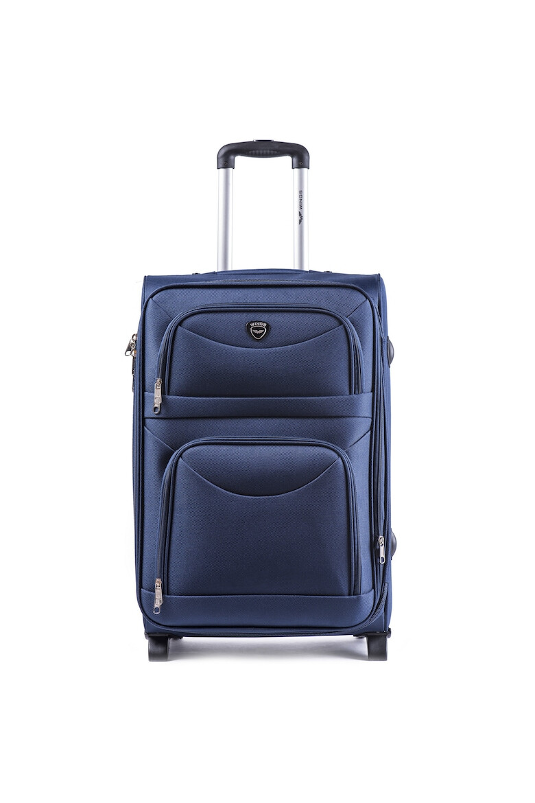 Wings Troler Mediu Extensibil W6802 2 Roti 64 cm Bleumarin - Pled.ro