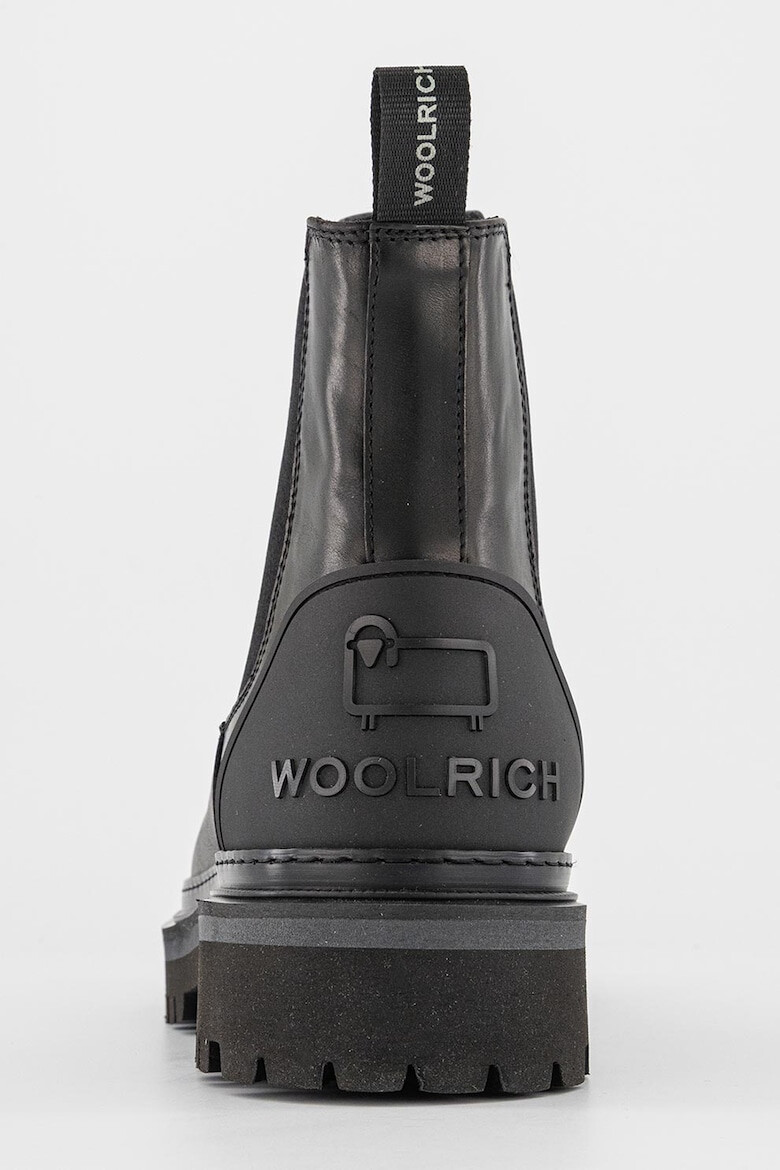 Woolrich Ghete Chelsea de piele cu logo - Pled.ro