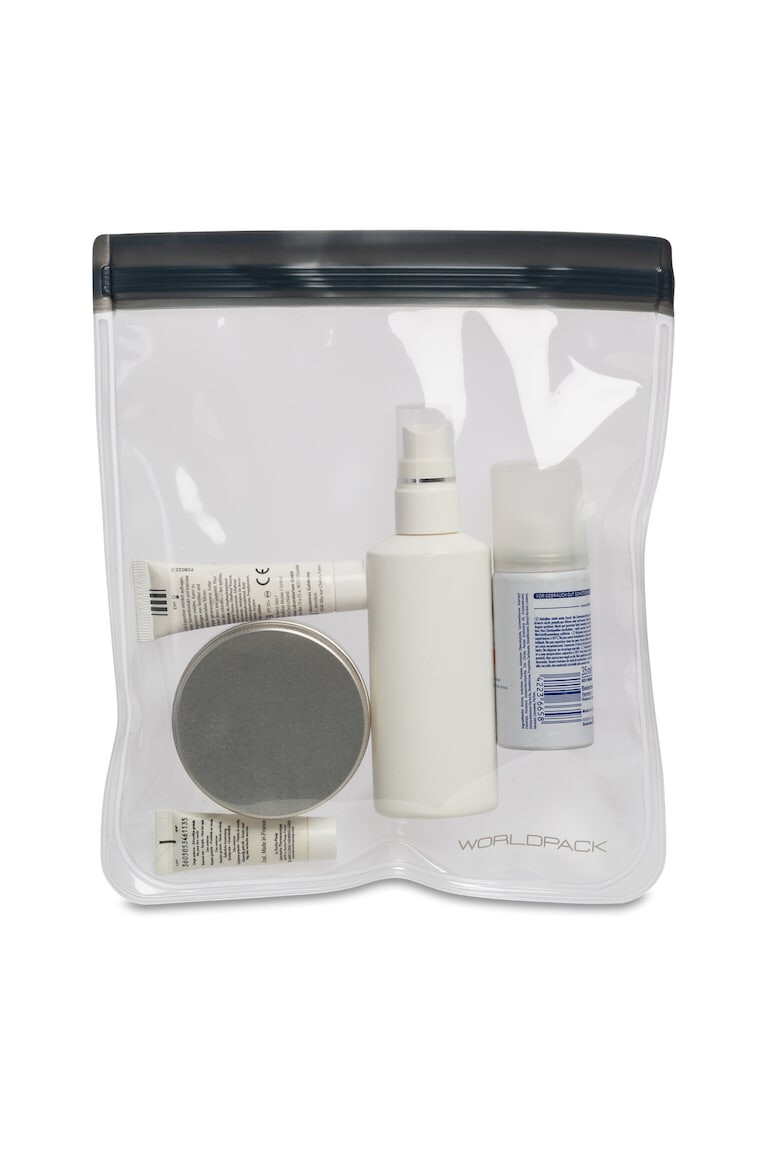 Worldpack Punga pentru cosmetice PVC pentru bagaj de cabina inchidere Ziplock F10459 Transparent - Pled.ro