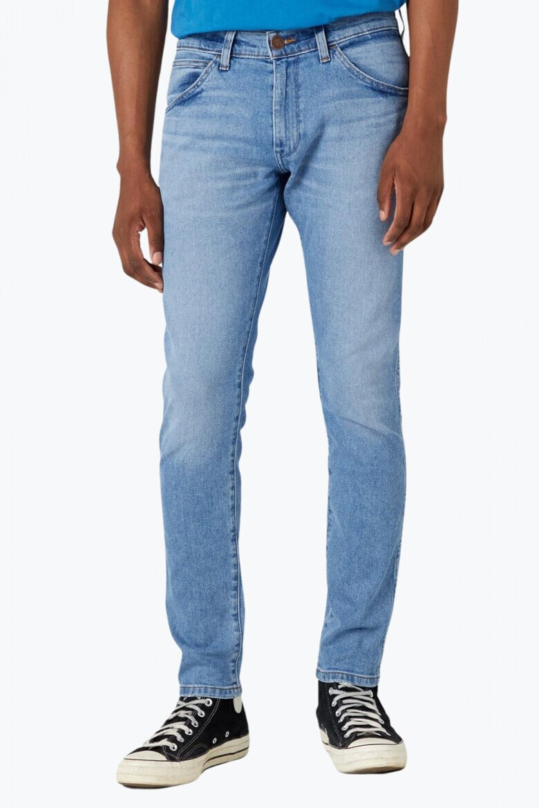 Wrangler Blugi barbati Bryson cu croiala Skinny si talie joasa albastru 53274 - Pled.ro